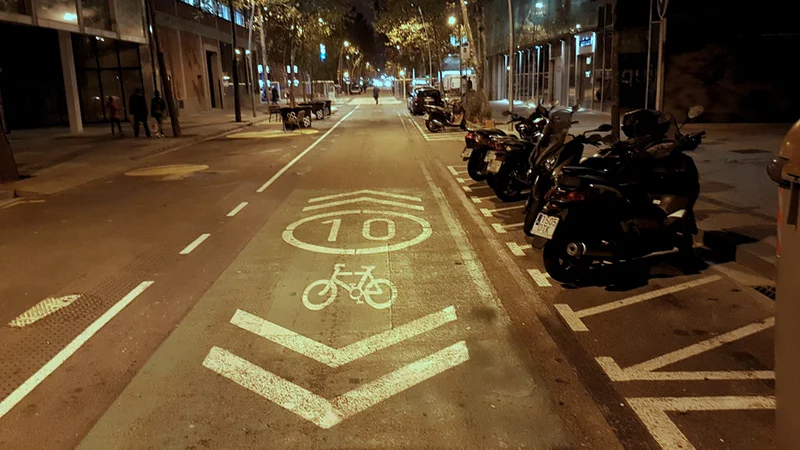 Aménagement type vélo-rue
